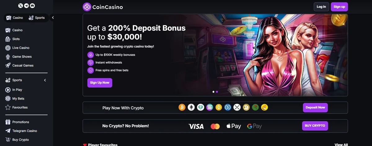 CoinCasino: Platformă inovativă pentru jucători din România
