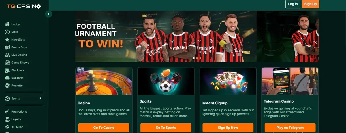TG.Casino: Oferte atrăgătoare și o experiență de joc excelentă